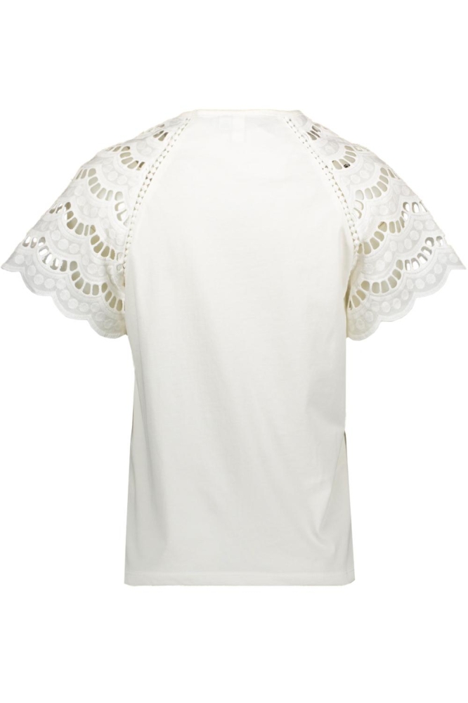 VMBLASY S/S T-SHIRT JRS BTQ GA 10327083 SNOW WHITE
